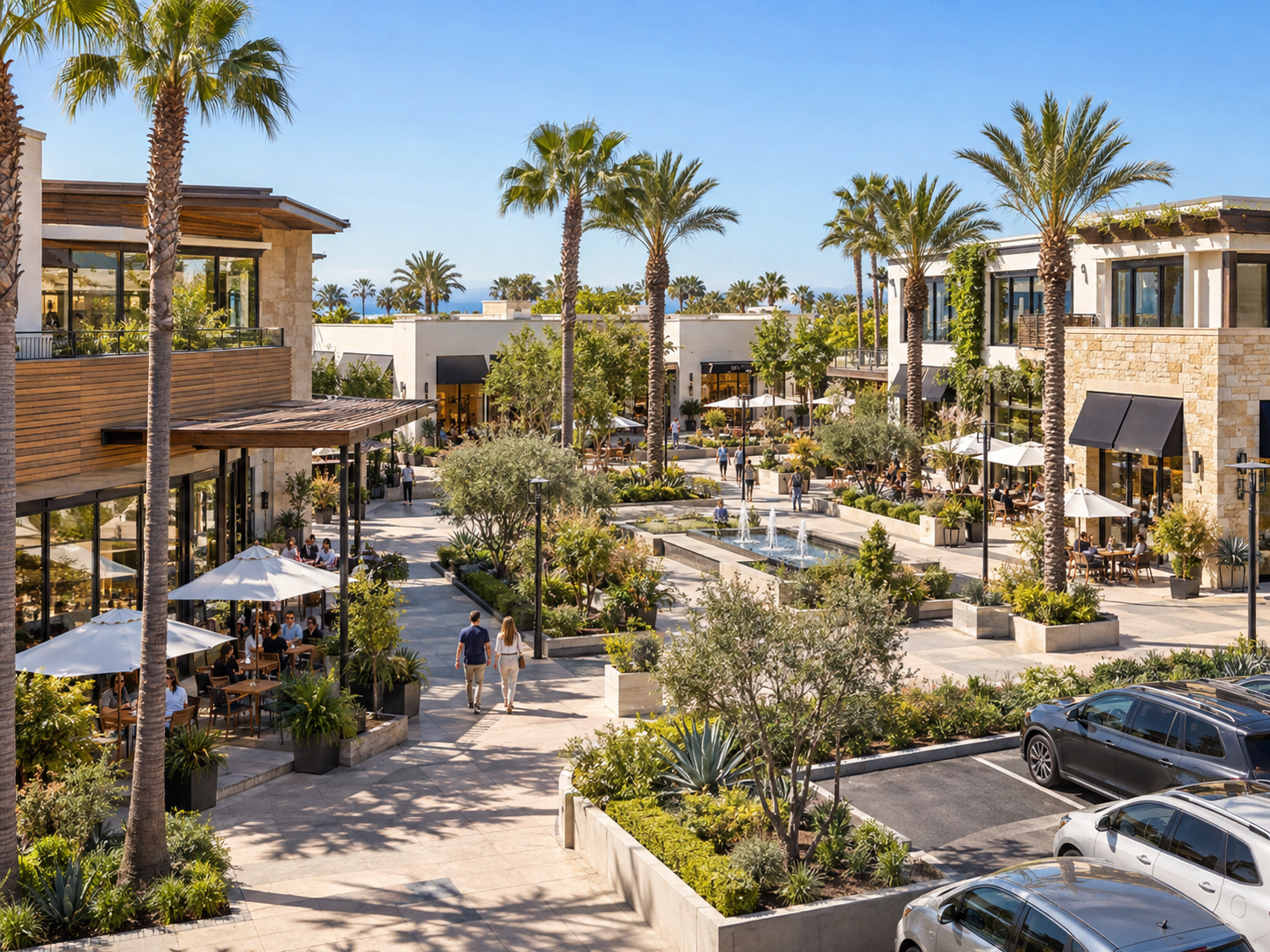 Illustrative shopping center